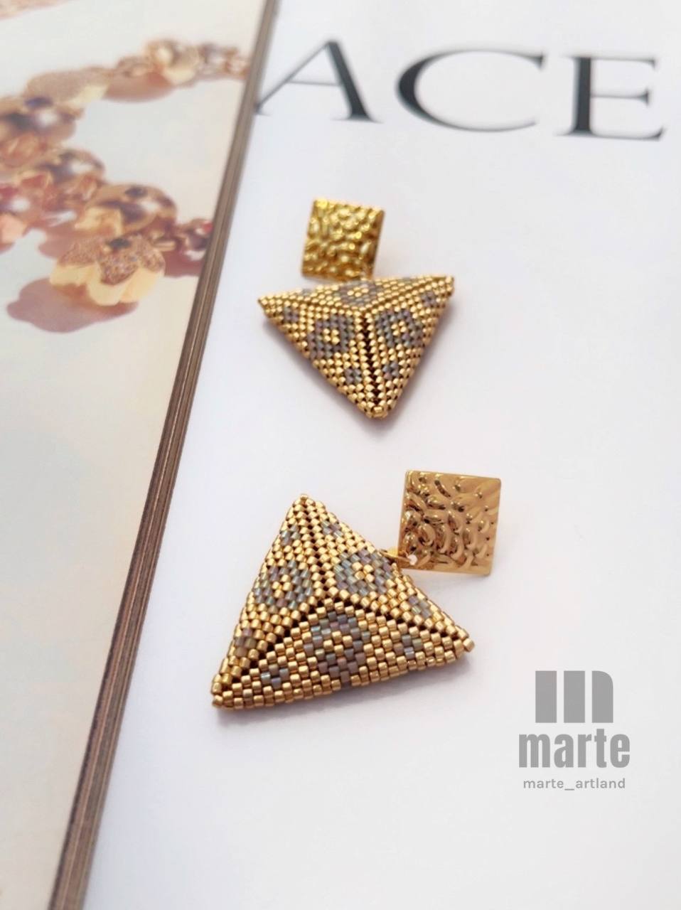 گوشواره هرمی میوکی «دیبا» | Code: 367.3